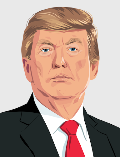 Donald Trump Illustration