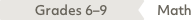 Grades 6-9 Math