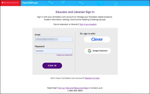 enter your login information